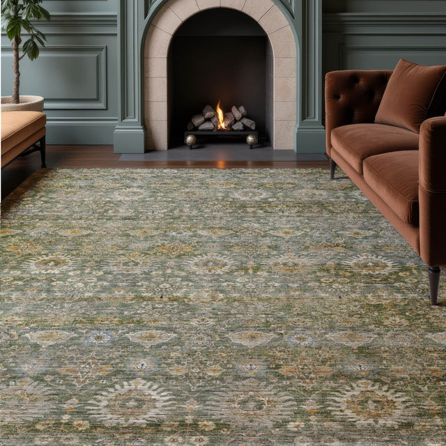 Dalyn Aristo AR9 Basil Rug shown in a room