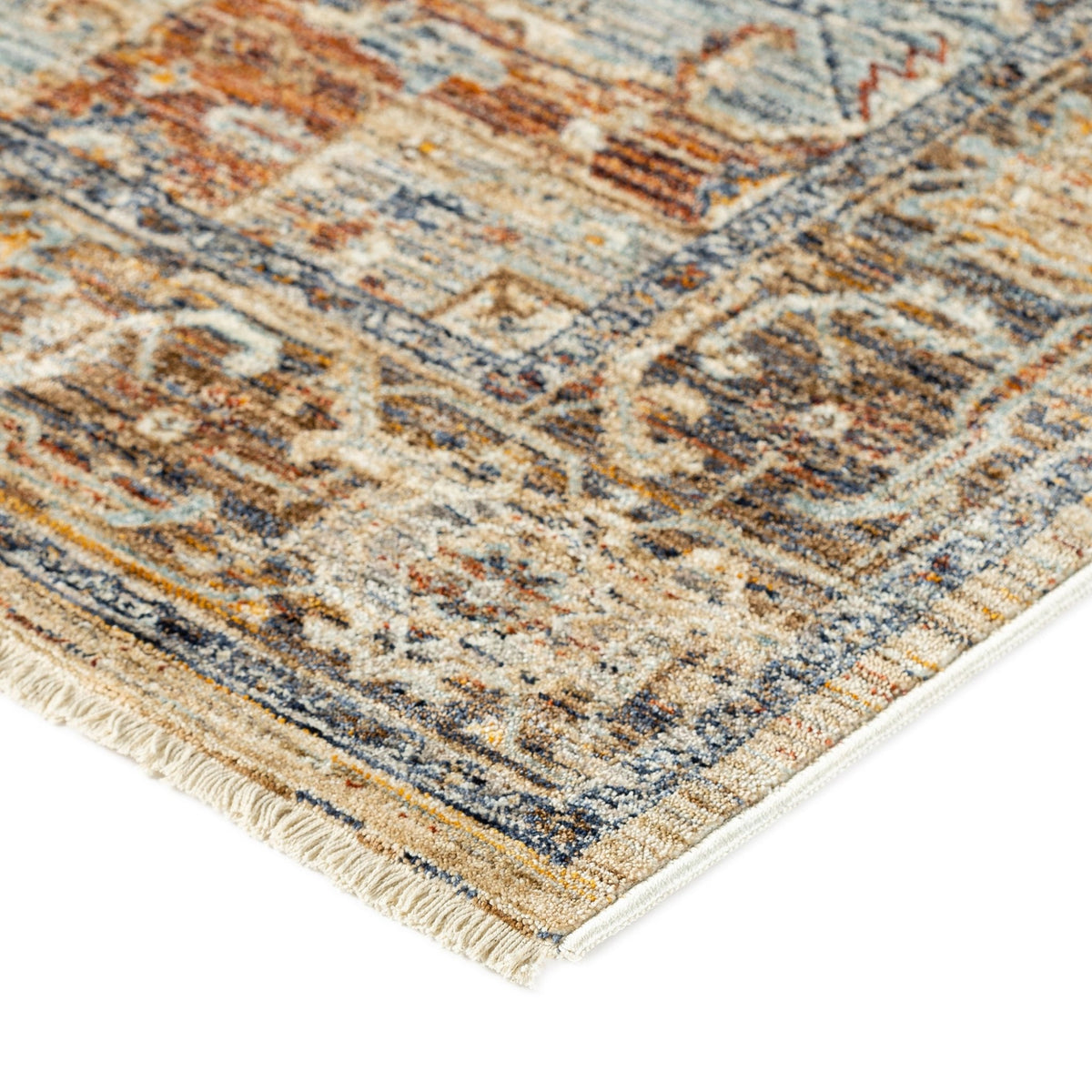 Dalyn Bergama BE2 Machine Made Traditional Blue Rug