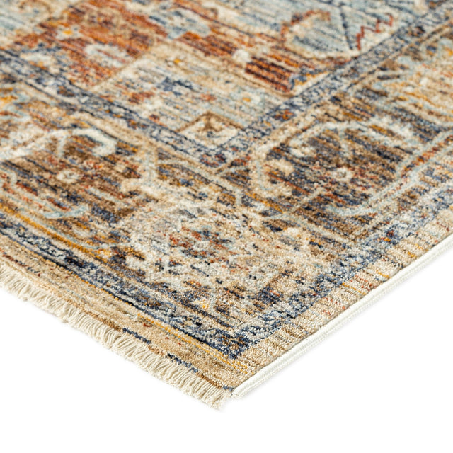 Dalyn Bergama BE2 Machine Made Traditional Blue Rug