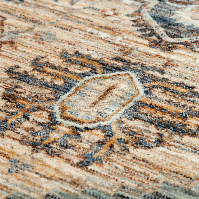 Dalyn Bergama BE2 Machine Made Traditional Blue Rug