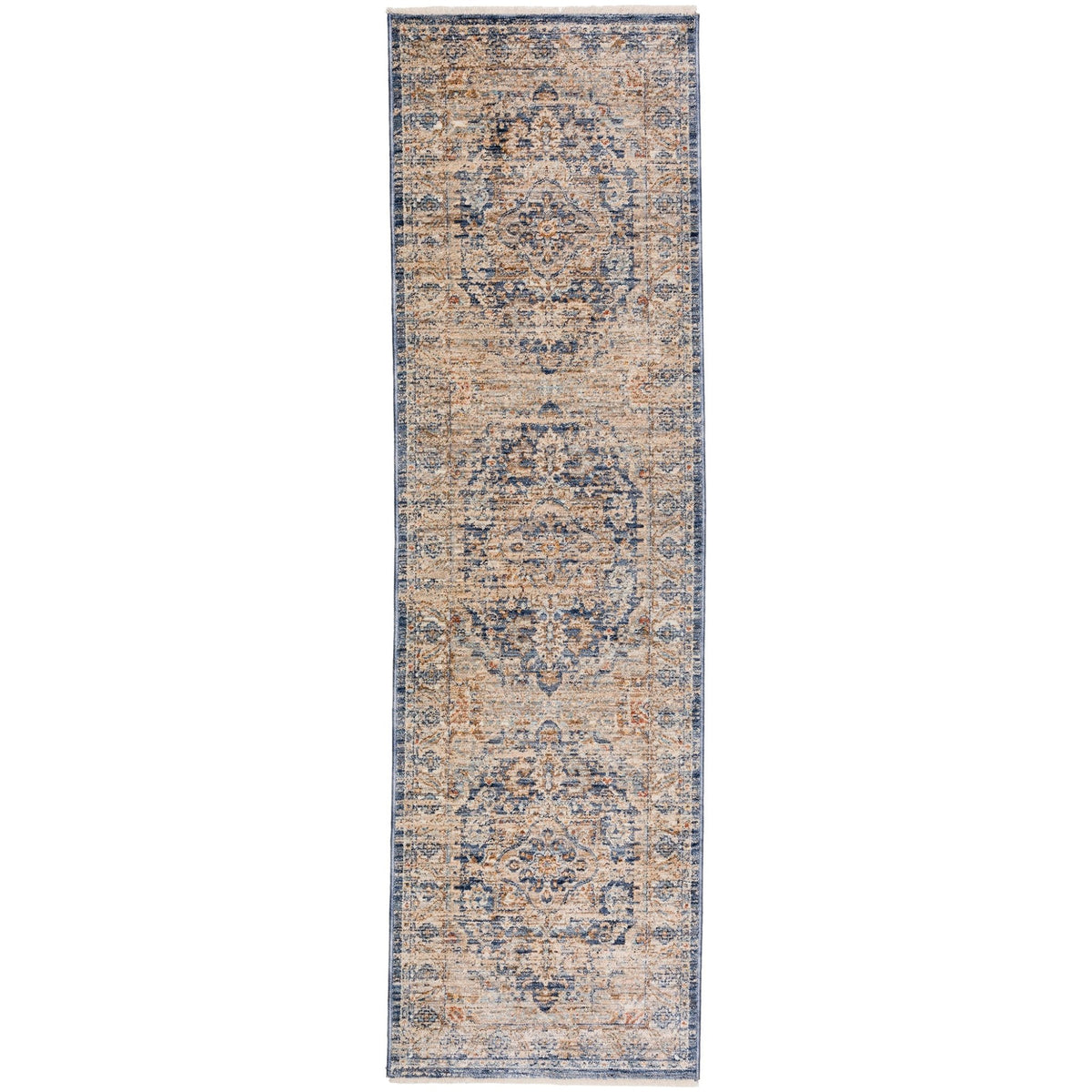 Dalyn Bergama BE3 Machine Made Traditional Blue Rug