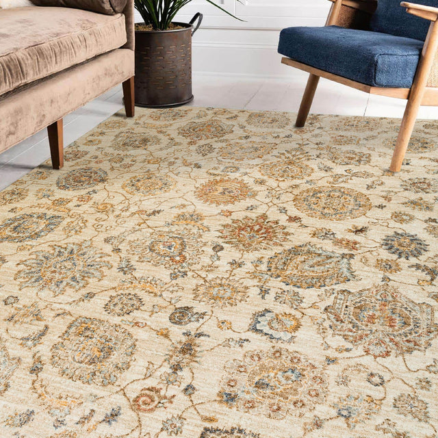 Dalyn Bergama BE5 Machine Made Traditional Ivory Rug