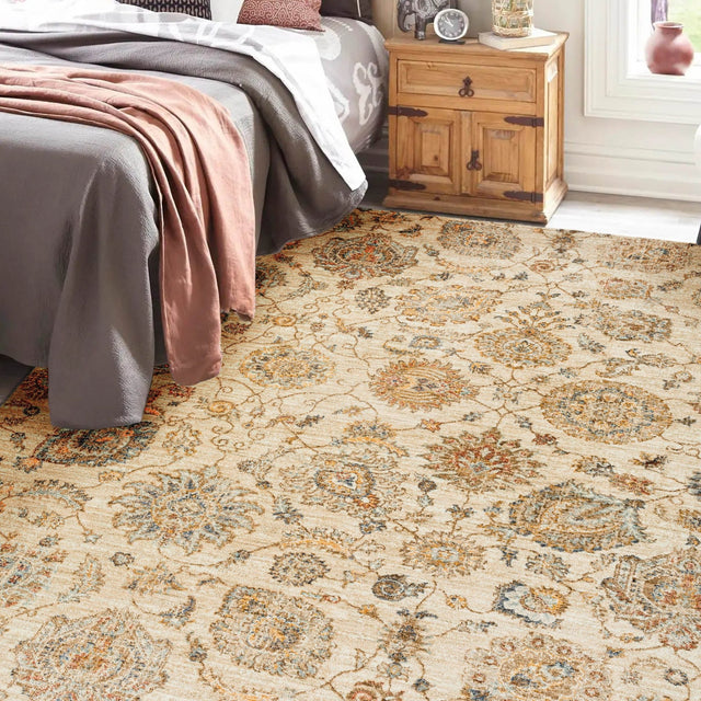 Dalyn Bergama BE5 Machine Made Traditional Ivory Rug