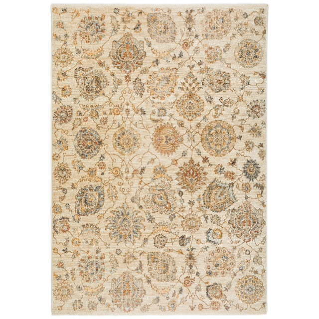 Dalyn Bergama BE5 Machine Made Traditional Ivory Rug