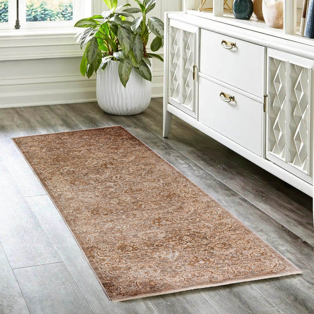 Dalyn Bergama BE6 Machine Made Traditional Brown Rug
