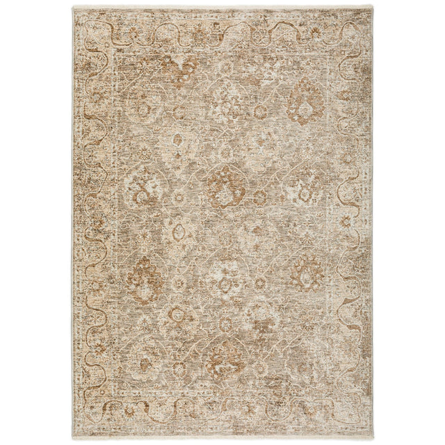 Dalyn Bergama BE6 Machine Made Traditional Brown Rug