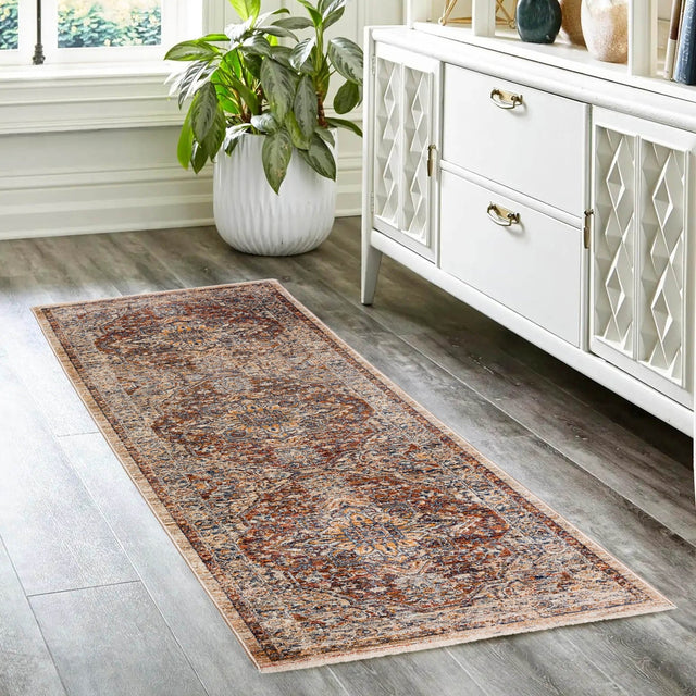 Dalyn Bergama BE9 Machine Made Traditional Red Rug