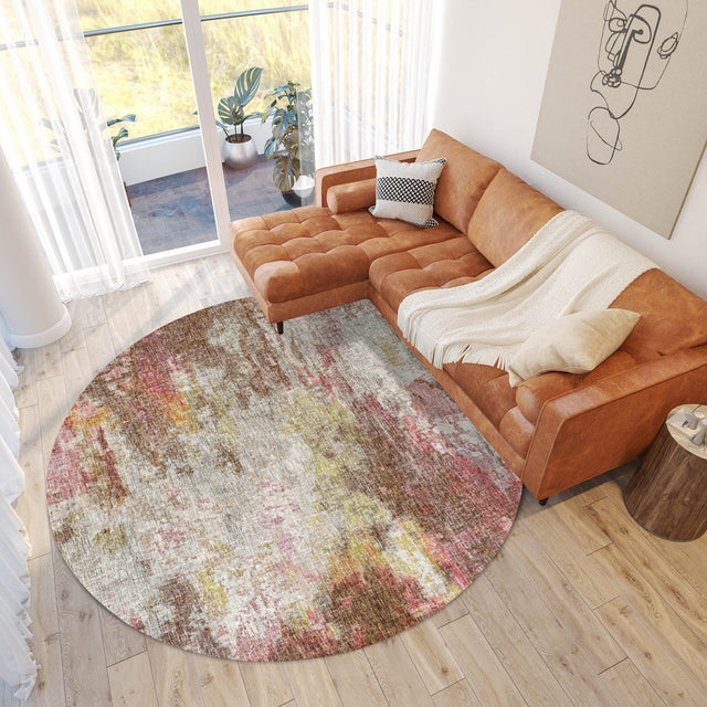 Dalyn Boca BO10 Blush Rug shown in a room