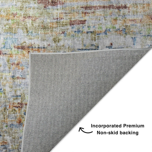 Dalyn Boca BO13 Putty Rug backing detail
