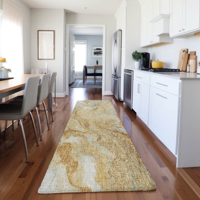 Dalyn Boca BO14 Copper Rug shown in a room