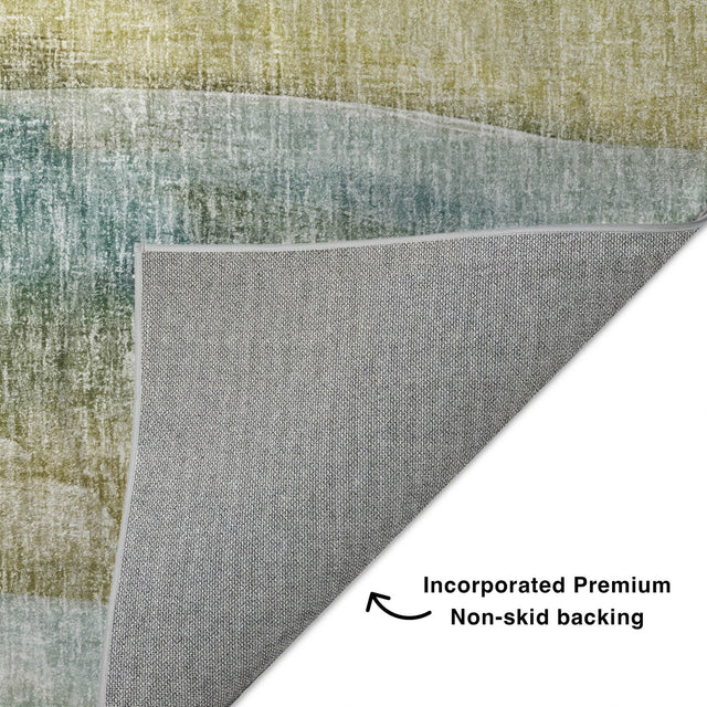 Dalyn Boca BO4 Khaki Rug backing detail