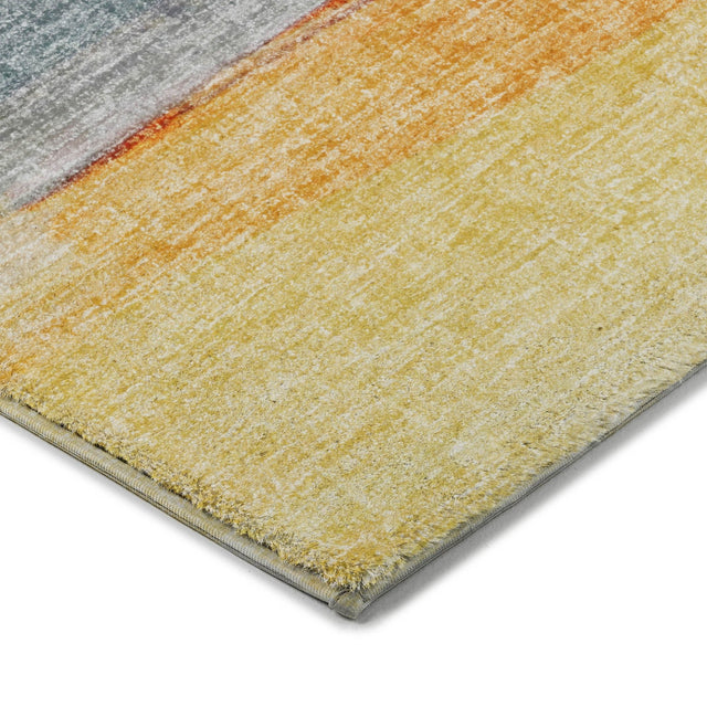 Dalyn Boca BO5 Salmon Rug corner detail
