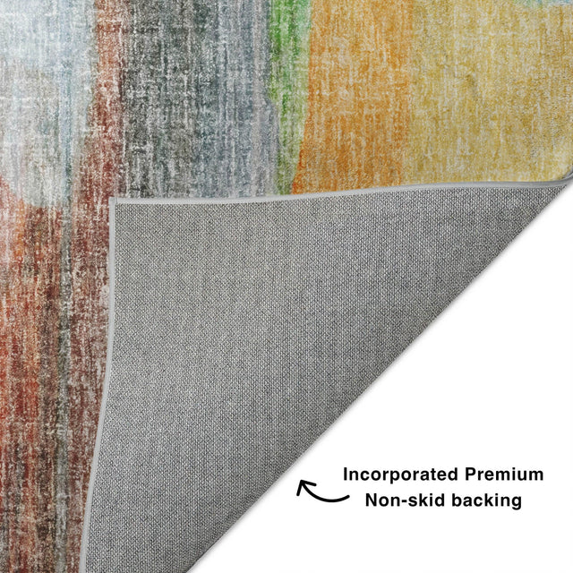 Dalyn Boca BO5 Salmon Rug backing detail