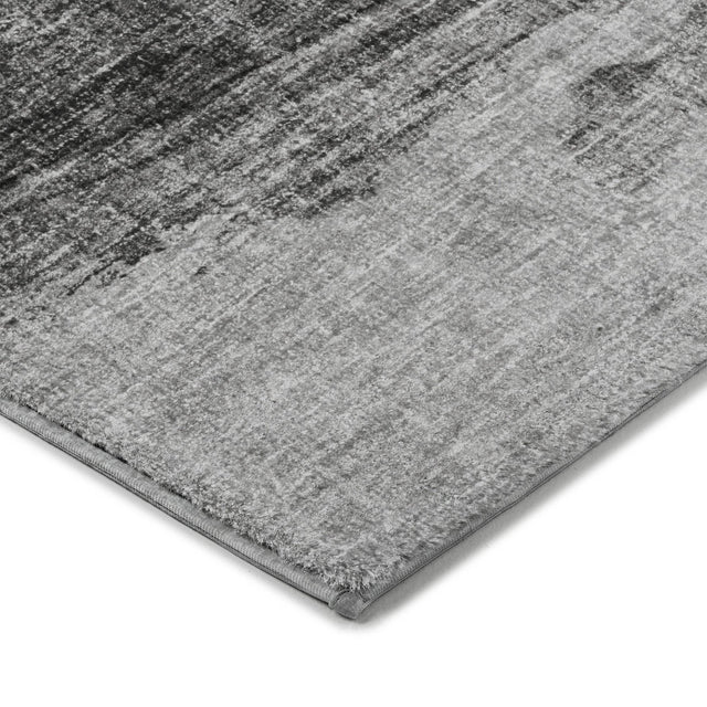 Dalyn Boca BO6 Pewter Rug corner detail