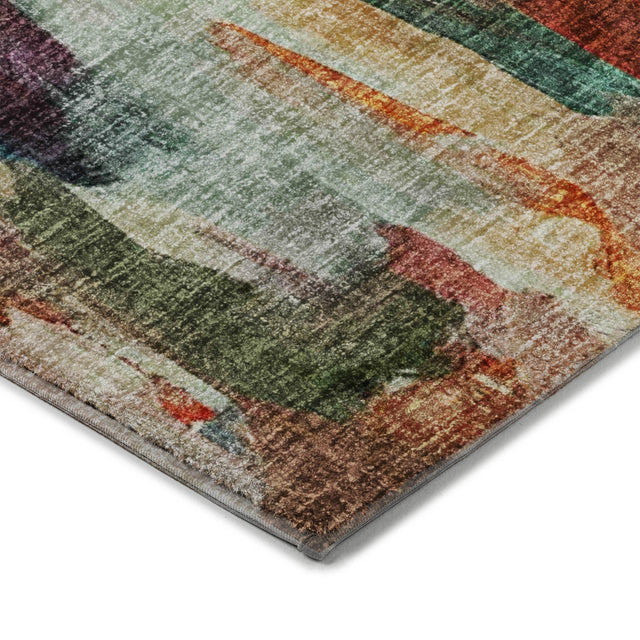 Dalyn Boca BO8 Paprika Rug corner detail