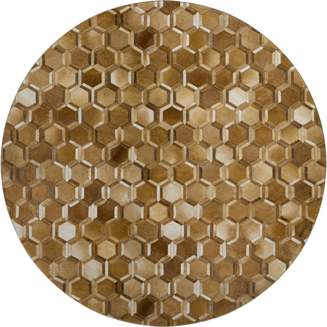 Dalyn Bozeman BM1 Brown Rug round rug