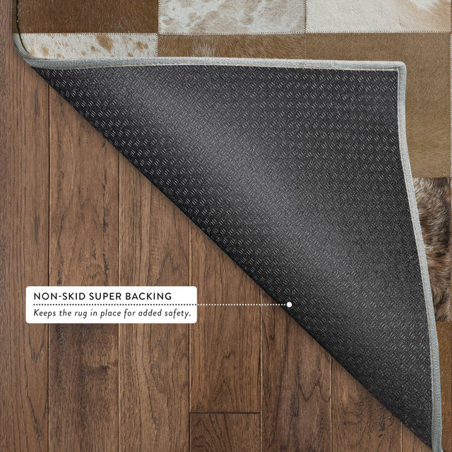 Dalyn Bozeman BM10 Brown Rug backing detail