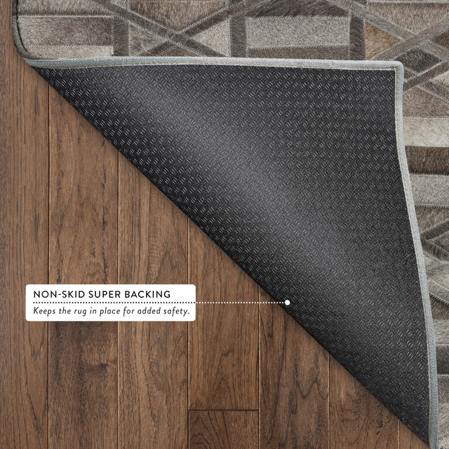 Dalyn Bozeman BM4 Gray Rug backing detail