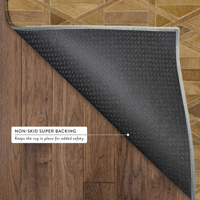 Dalyn Bozeman BM4 Rust Rug backing detail