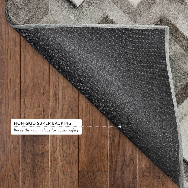 Dalyn Bozeman BM5 Gray Rug backing detail