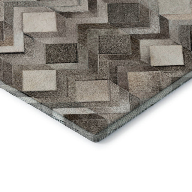 Dalyn Bozeman BM5 Gray Rug corner detail