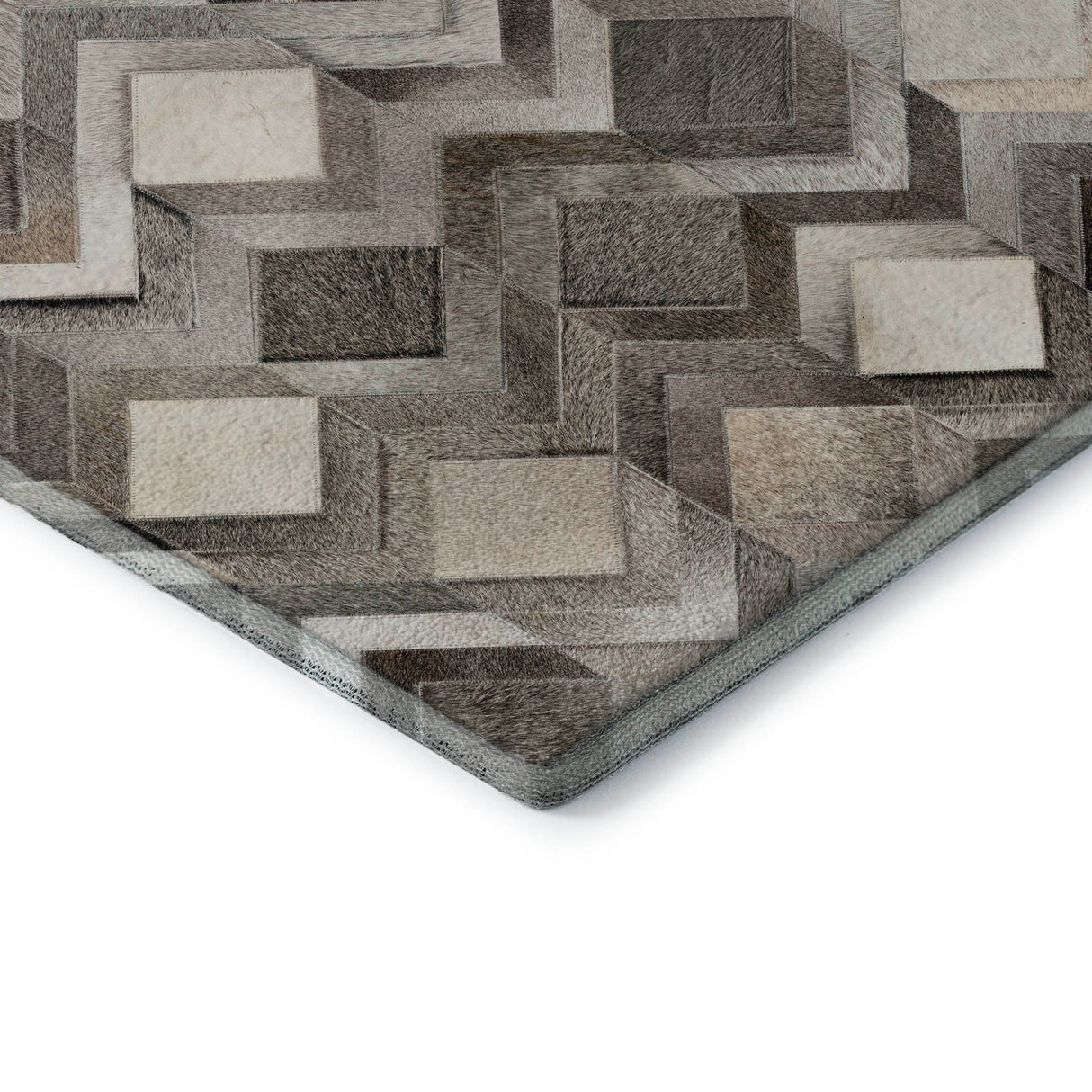Dalyn Bozeman BM5 Gray Rug corner detail