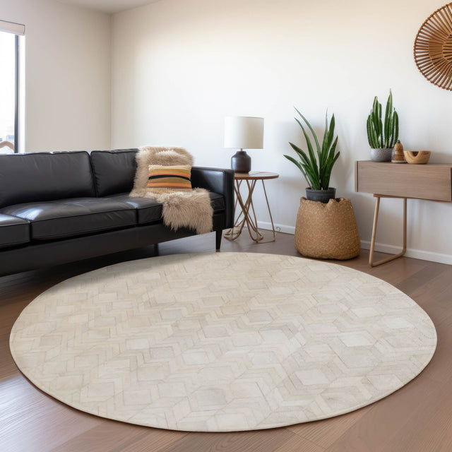 Dalyn Bozeman BM5 Linen Rug shown in a room