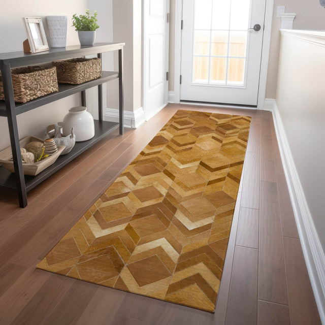 Dalyn Bozeman BM5 Rust Rug shown in a room