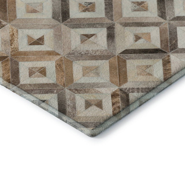 Dalyn Bozeman BM7 Gray Rug corner detail