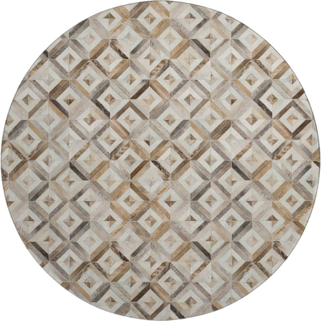 Dalyn Bozeman BM7 Gray Rug round rug