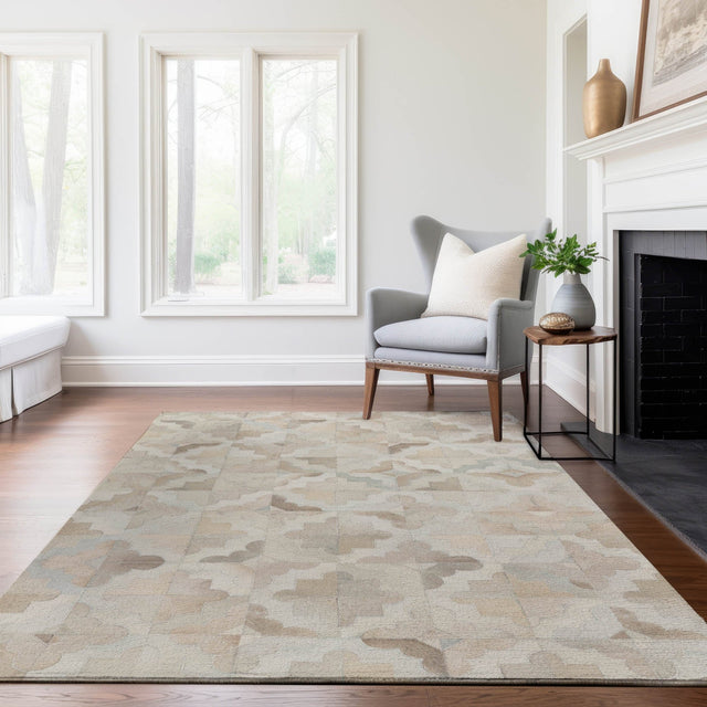 Dalyn Bozeman BM8 Linen Rug shown in a room