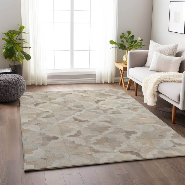 Dalyn Bozeman BM8 Linen Rug shown in a room