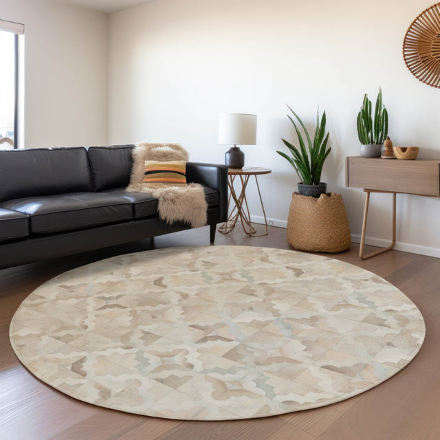 Dalyn Bozeman BM8 Linen Rug shown in a room