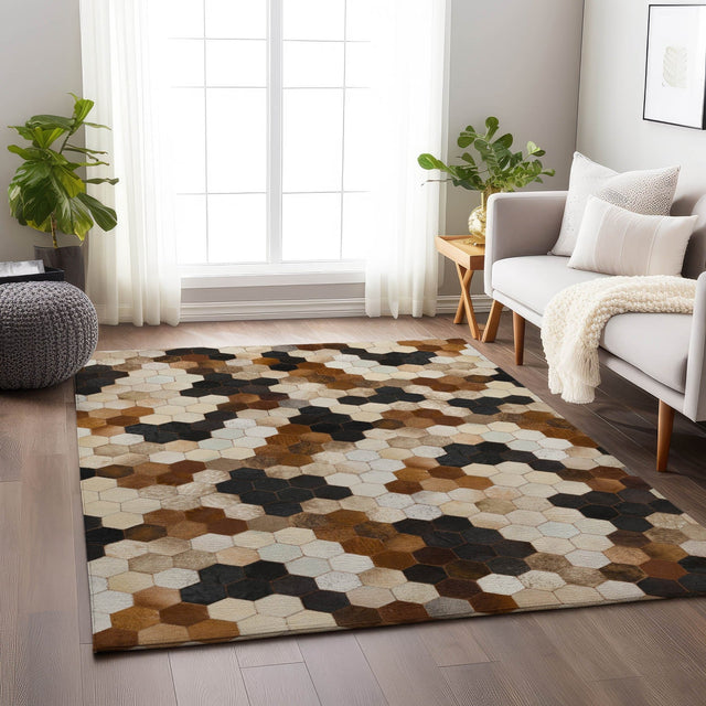 Dalyn Bozeman BM9 Dune Rug shown in a room