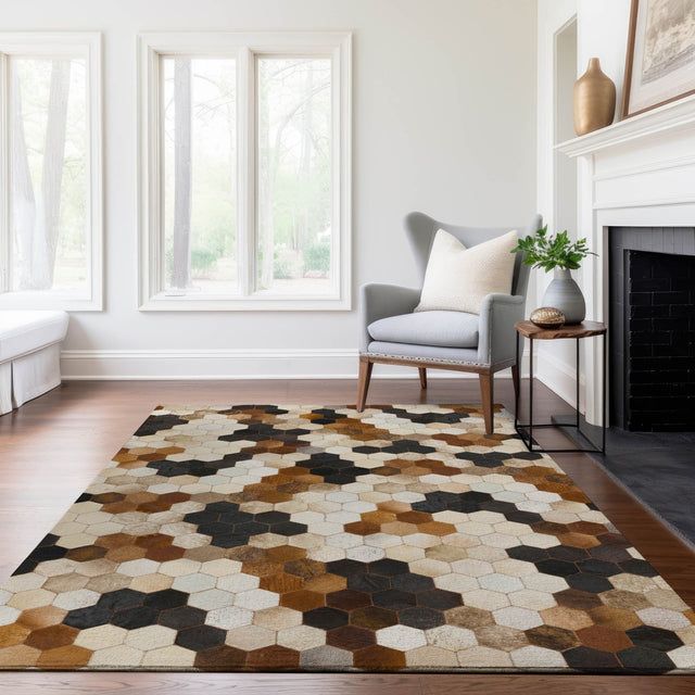 Dalyn Bozeman BM9 Dune Rug shown in a room