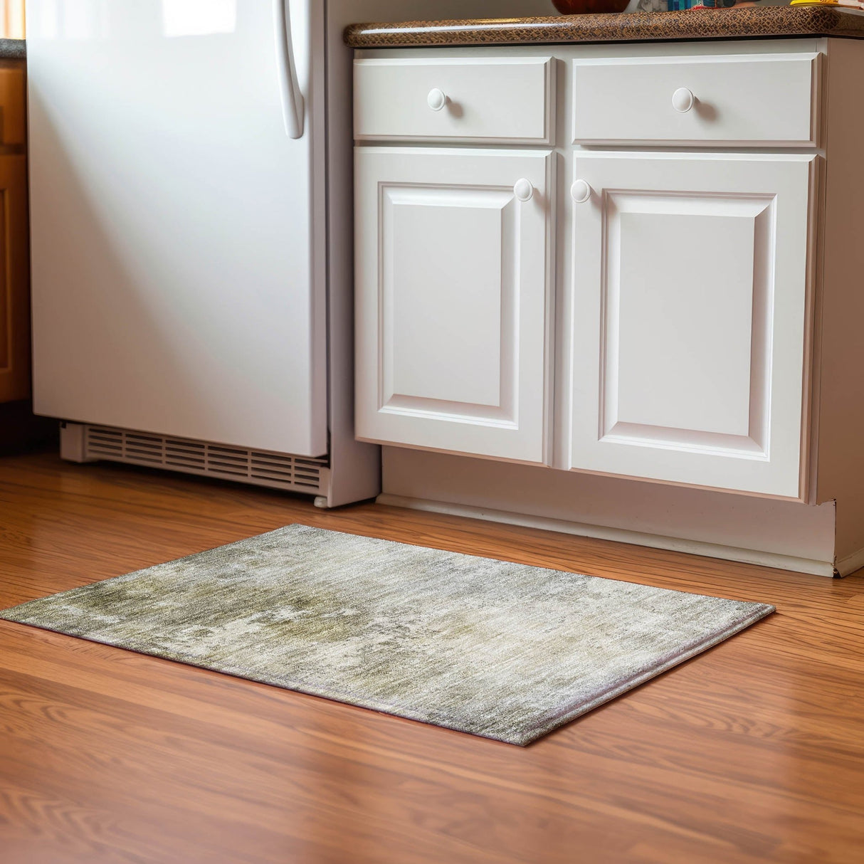 Dalyn Bresca BC2 Wheat Rug shown in a room