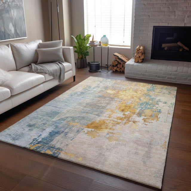 Dalyn Bresca BC4 Linen Rug shown in a room