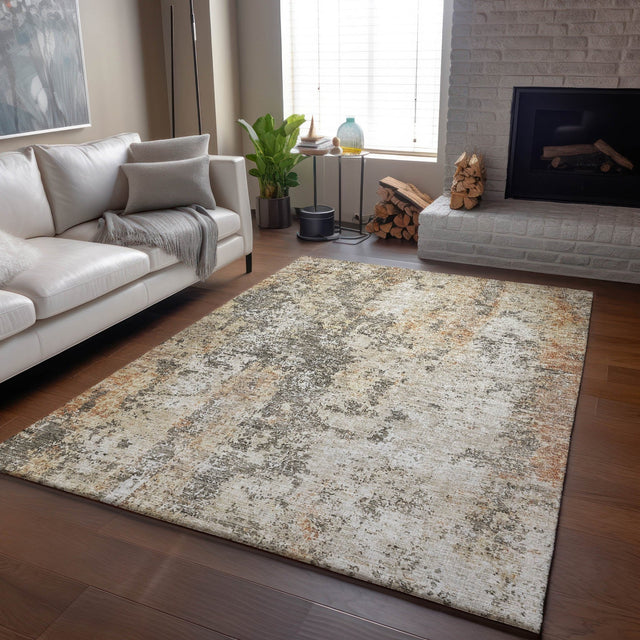 Dalyn Bresca BC5 Terracotta Rug shown in a room