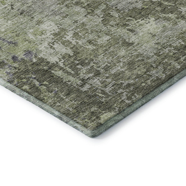 Dalyn Bresca BC6 Green Rug corner detail