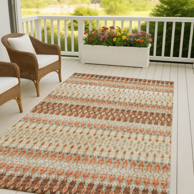 Dalyn Brisbane BR1 Mocha Rug outdoor lifestyle image