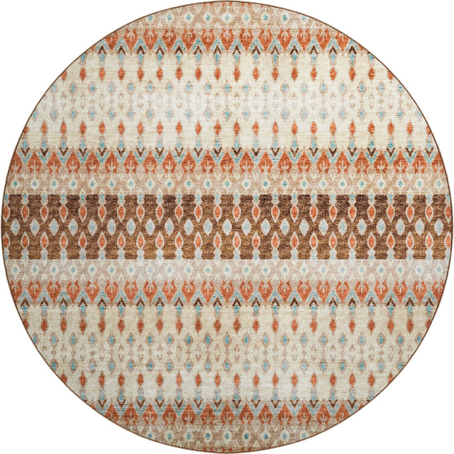 Dalyn Brisbane BR1 Mocha Rug round rug
