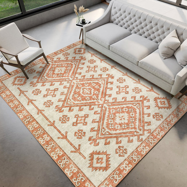 Dalyn Brisbane BR2 Ivory Rug shown in a room