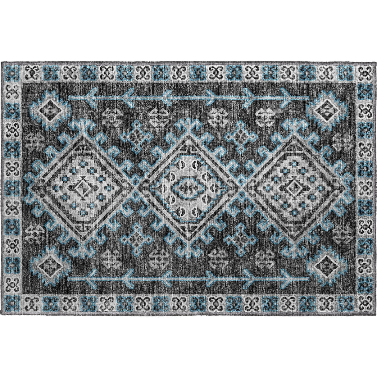 Dalyn Brisbane BR2 Midnight Rug rectangular rug