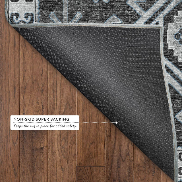Dalyn Brisbane BR2 Midnight Rug backing detail