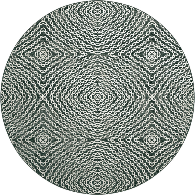 Dalyn Brisbane BR3 Midnight Rug round rug