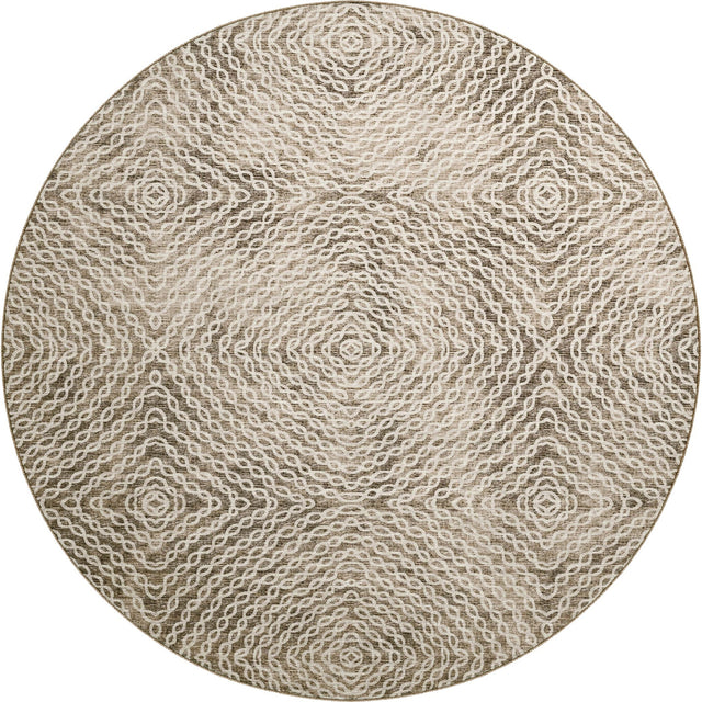 Dalyn Brisbane BR3 Mink Rug round rug