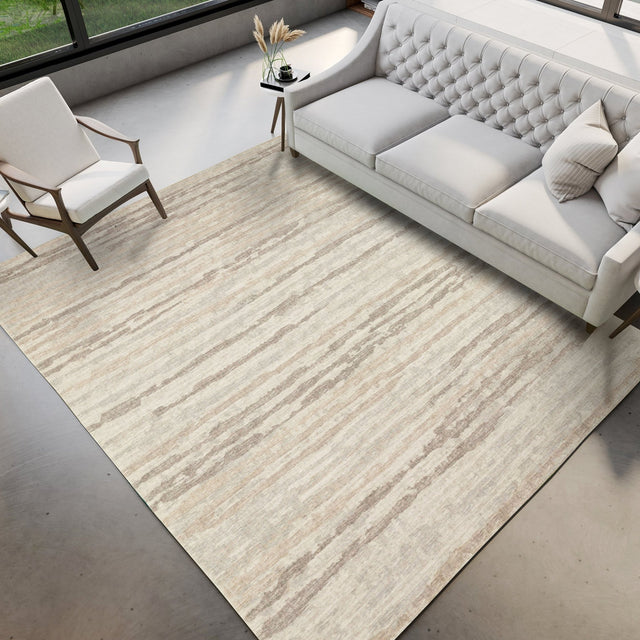 Dalyn Brisbane BR4 Linen Rug shown in a room