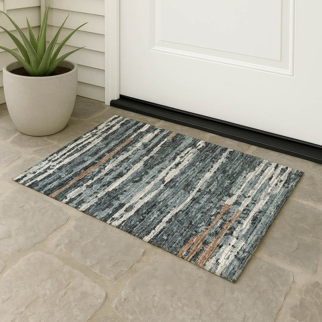 Dalyn Brisbane BR4 Midnight Rug outdoor lifestyle image