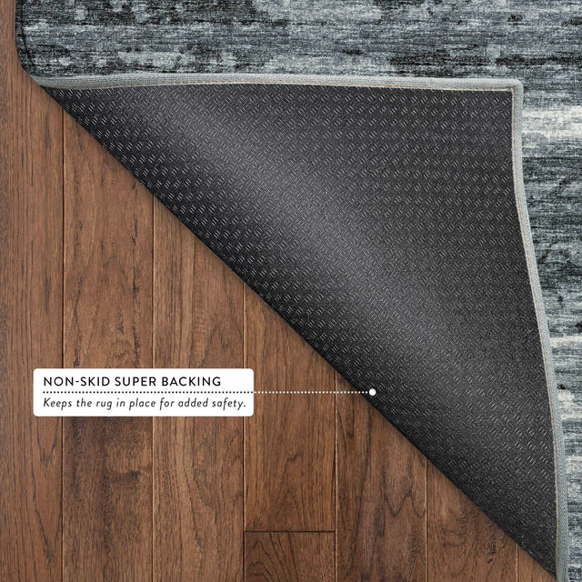 Dalyn Brisbane BR4 Midnight Rug backing detail