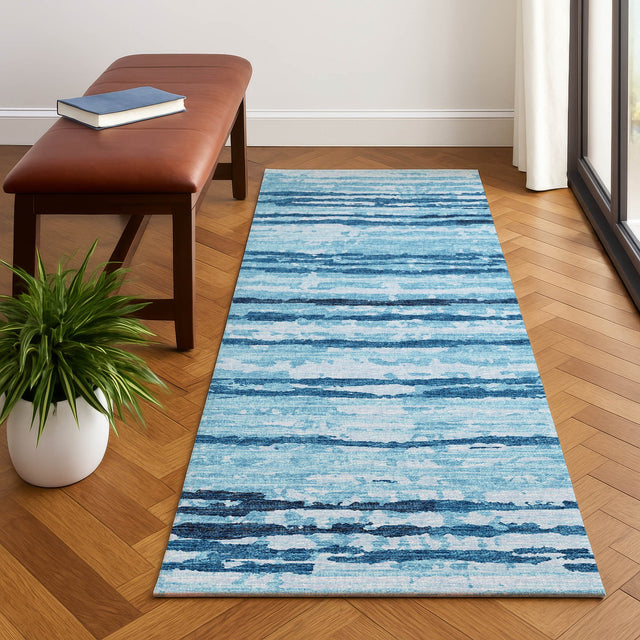 Dalyn Brisbane BR4 Sky Rug shown in a room